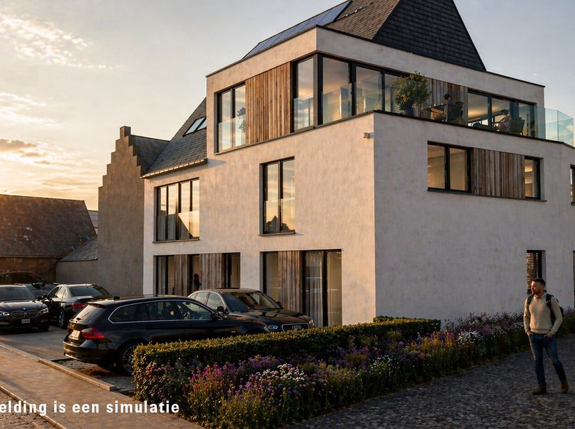 Deze nieuwbouwresidentie is vlot bereikbaar en gelegen op een boogscheut van het centrum.<br />
Deze kleinschalige residentie omvat 5 appartementen, t