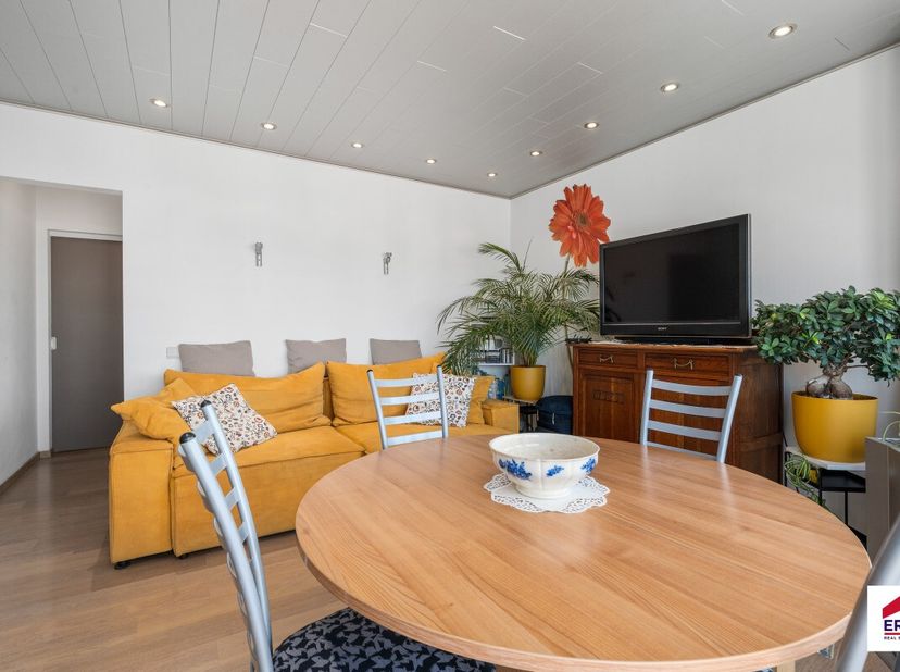 À vendre : appartement joliment rénové au centre de Coxyde, à distance de marche des commerces, des transports en commun et de la mer. Cet appartement