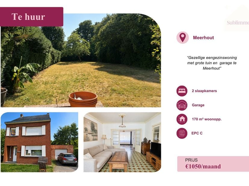 Maison à louer
                    à 2450 Meerhout