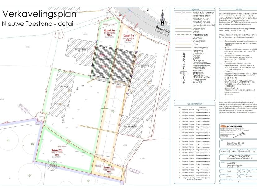 In de Beekstraat te Kerksken bevindt zich een mooi perceel bouwgrond voor een gesloten bebouwing. Met een breedte van 8 meter en een diepte van ca. 26