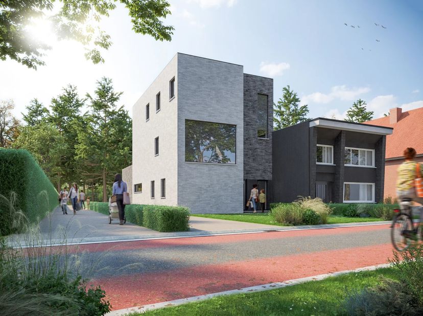 Oplevering: casco - winddicht<br />
In de nabijheid van Lommel centrum wordt er op de locatie Kapelstraat 24 - 26, een mooi woonproject van 2 appartem