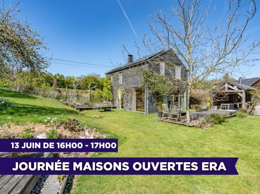 [[ CE BIEN PARTICIPE À LA JOURNÉE MAISONS OUVERTES ERA LE 13/6 DE 16:00 À 17:00 ]] Lagence ERA BLUX vous présente cette superbe maison 4 façades situé