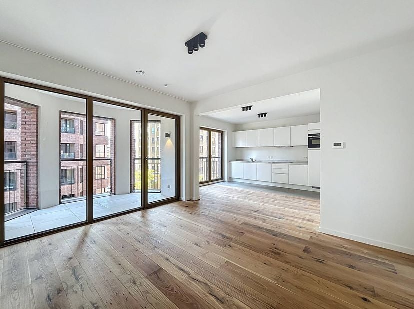 Brussel: Appartement 1 slaapkamer op het derde verdiep in de residentie Jaydon. Dit appartement beschikt over al het nodige comfort en over een vlotte