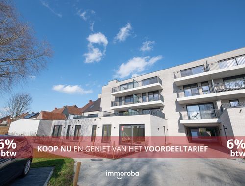                                         Gelijkvloers app. te koop in Beveren-Leie, € 334.900
