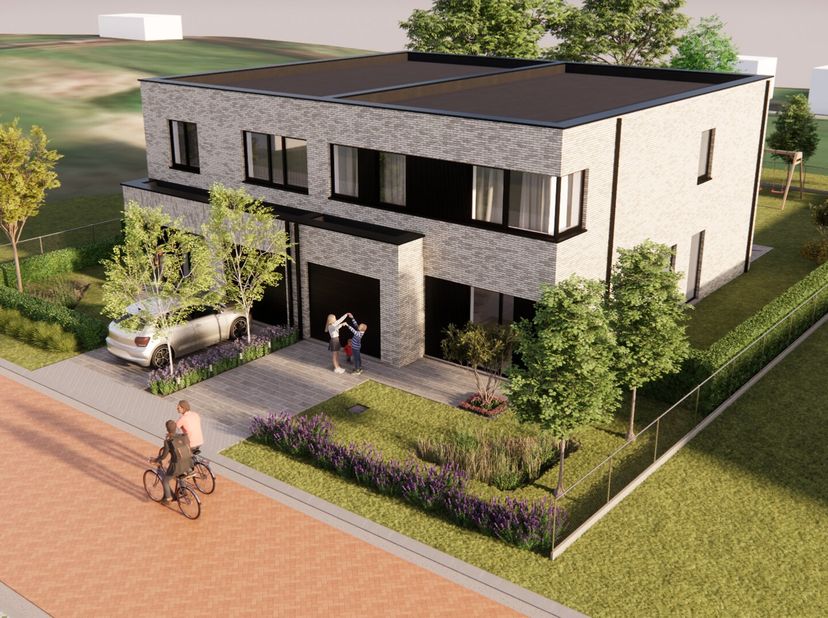 Dit unieke nieuwbouwproject biedt u een energiezuinige woning met 4 VOLWAARDIGE slaapkamers! Het is gelegen in een bescheiden verkaveling 'Kuipken' te
