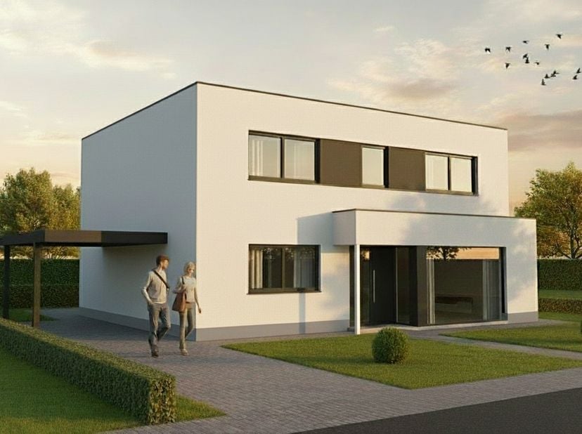 Nieuw te bouwen open bebouwing te Oudenaarde<br />
Voorbeeldwoning: Indeling volledig naar keuze.<br />
<br />
Onze woningen worden gebouwd met kwalit