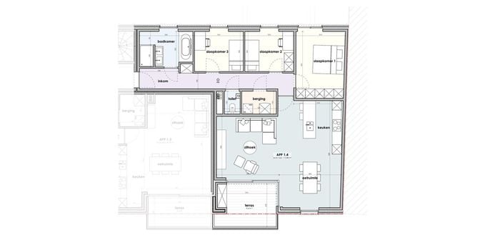 Appartement te koop in Mgr. Roelensstraat 23 bus 1.4, 8850 Ardooie