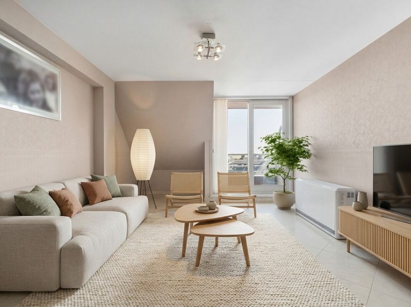 Groot duplexappartement te koop, vlak bij openbaar vervoer en de Zeedijk van Middelkerke Dit appartement in Middelkerke combineert een centrale liggin