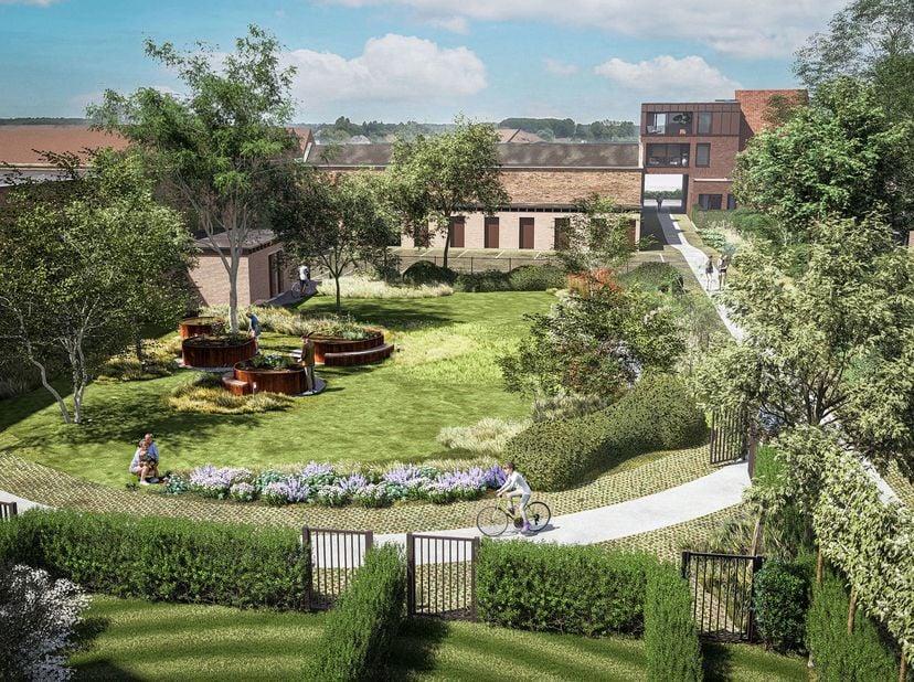 Residentie 't Stadshof combineert het beste van twee werelden: stijlvol wonen in het centrum van Lokeren én de rust van groen binnen handbereik. De 18