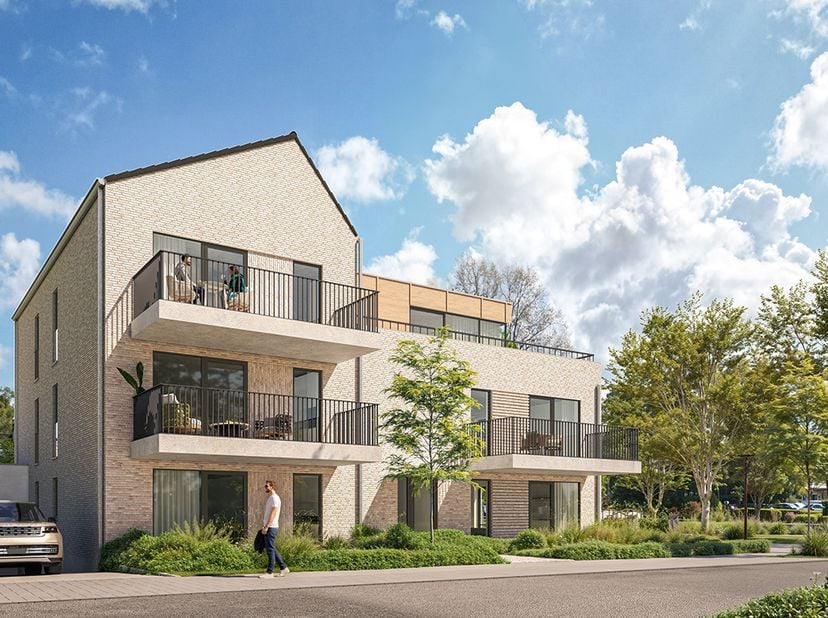 Appartement au rez-de-chaussée - 2 chambres à coucher - Espace de vie lumineux avec cuisine ouverte - 2 terrasses - Débarras pratique - Pompe à chaleu