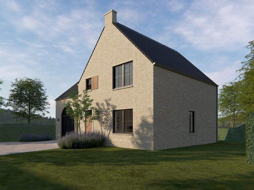 Deze vrijstaande nieuwbouwwoning is gelegen op een rustige en gunstige locatie nabij het centrum van Neeroeteren met uitzicht over achterliggende weil