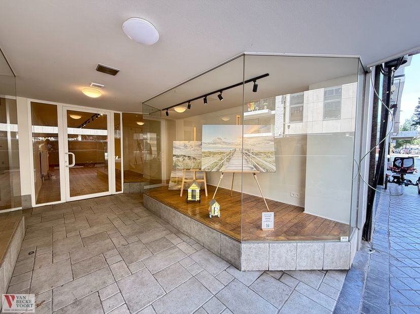 Vernieuwd handelspand (64m²) langs commerciële invalsweg aan de Alfons Pieterslaan met permanente visibiliteit en passage&amp;nbsp;- 8 meter gevelbreedte