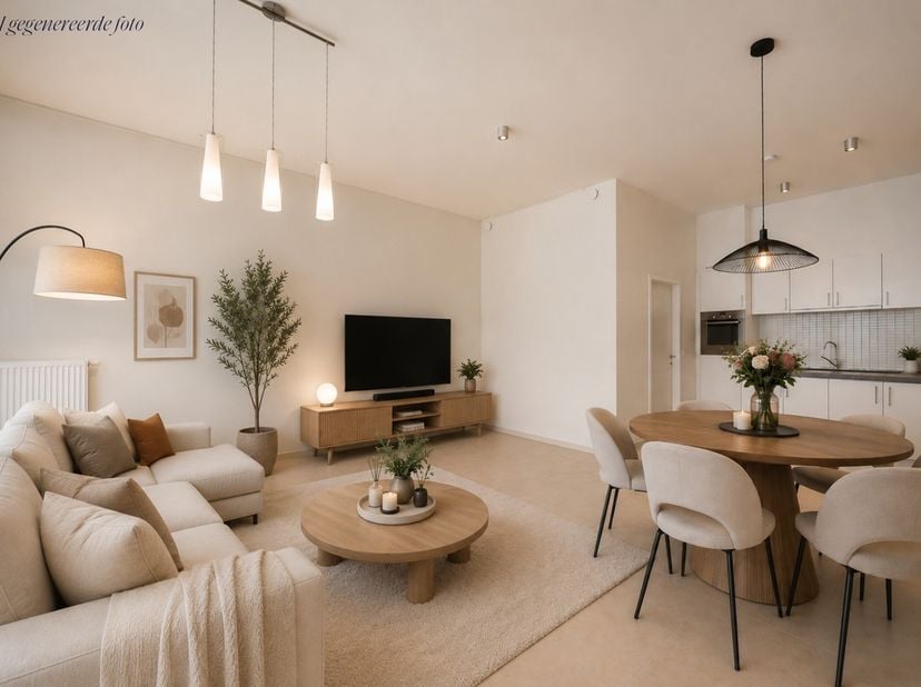 In de onmiddellijke nabijheid van het bruisende centrum van Harelbeke bevindt zich dit charmante en instapklare gelijkvloers appartement, waar comfort