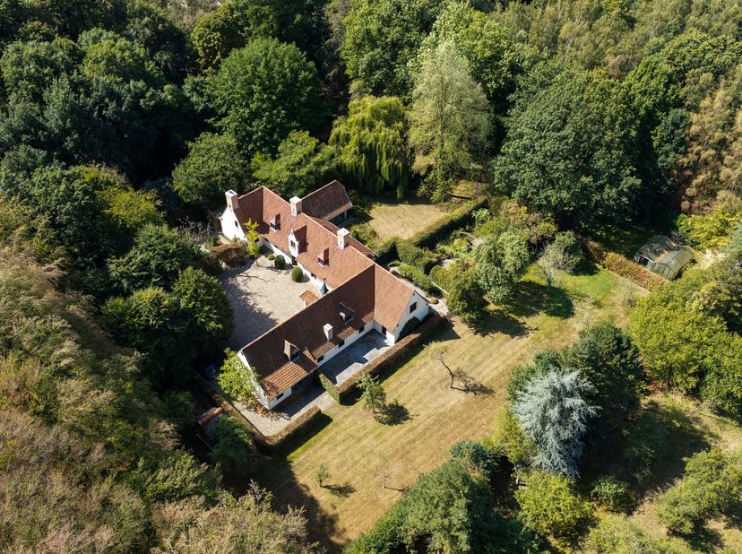 Deze stijlvolle villa, een voormalige butlerschool, is gelegen op een prachtig groen domein van 8.260 m² en biedt een bijzondere combinatie van ruimte