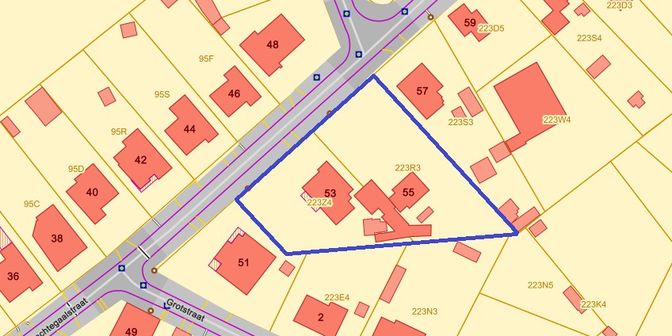 Grond te koop in Nachtegaalstraat 53 + 55, 3540 Berbroek