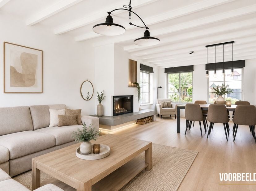 Landelijk gelegen gezinswoning met grote tuin, garage en uitbreidingsmogelijkheden<br />
<br />
153 m² woonoppervlakte | Perceel 640 m² groot | Open g