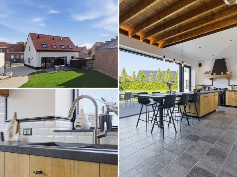 [[ DIT PAND NEEMT DEEL AAN DE ERA OPEN HUIZEN DAG OP 13/6 VAN 13:00 TOT 14:00 ]]  Vastgoedtopper: luxueus afgewerkte open bebouwing met royale tuin va