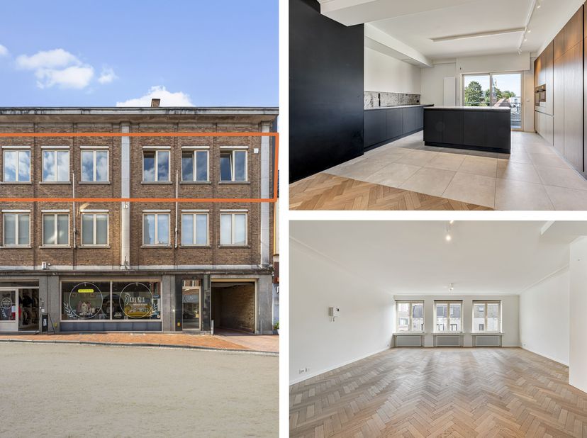 Dit ruim en recent gerenoveerd appartement met twee terrassen en drie slaapkamers wordt u te koop aangeboden in het centrum van Poperinge.<br />
Het a