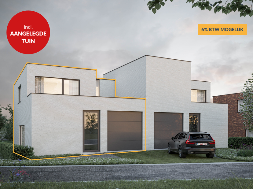 Dans le projet Gasthuisveld à Roosdaal, vous trouverez cette maison familiale intelligemment aménagée avec une surface habitable de 150 m² sur un terr