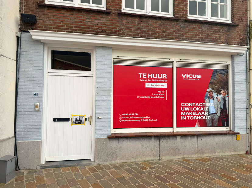 Bien professionnel à louer à Markt 24,
                    8820 Torhout