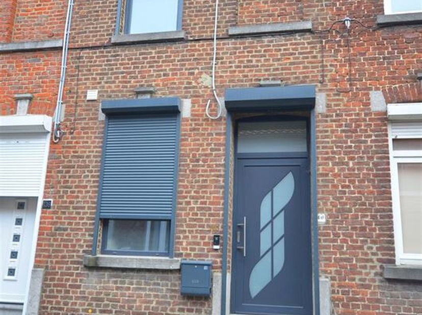 Dit charmante, liefdevol gerenoveerde huis met 2 voorgevels ligt in een rustige straat in Haine-Saint-Pierre en biedt aangename kamers met perfecte af