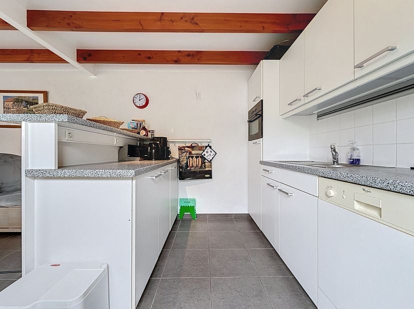 Maison de pêcheur meublée située dans le domaine Nieuwendamme, dans un environnement verdoyant et calme, à distance de marche du port de plaisance de