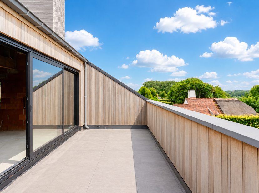 LIGGING<br />
Deze stapelwoning geniet van een uitstekende ligging in een aangename woonwijk in het pittoreske Dikkelvenne, deelgemeente van Gavere. H