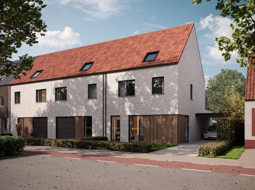 Wij zijn 3 nieuwbouwwoningen aan het oprichten in het centrum van Schoten in de Vordensteinstraat 58 met vlotte bereikbaarheid en centrale ligging. He