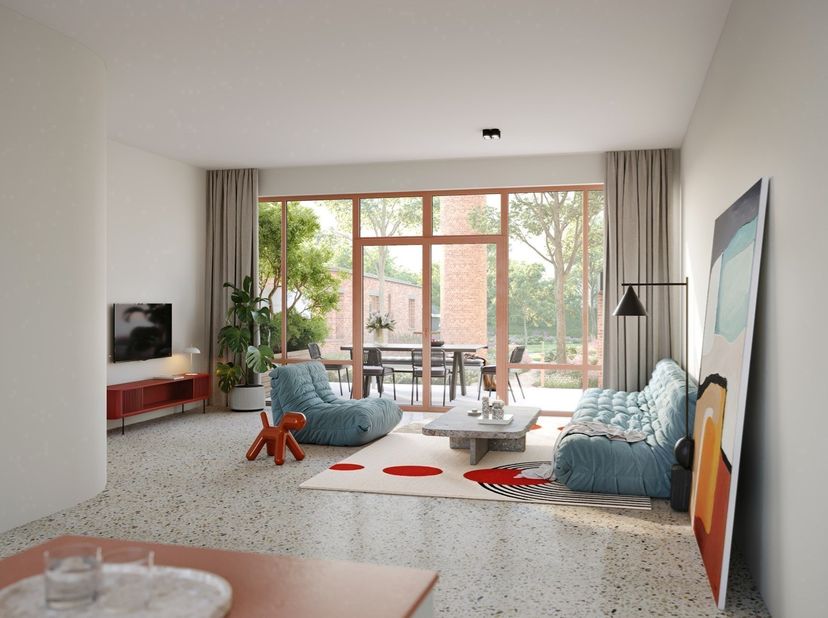 * Mogelijkheid tot aankoop aan 6% btw *<br />
<br />
Deze woning omvat 3 slaapkamers en een polyvalente bureauruimte. Daarnaast is er aansluitend aan