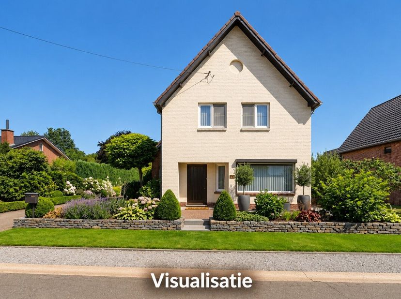 Deze charmante landelijk gelegen woning geniet van een mooie groene omgeving en beschikt maar liefst over 4 slaapkamers. De woonkamer en leefruimte bi