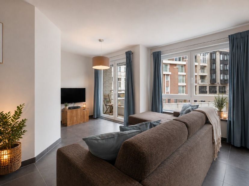 Op een steenworp van de Zeedijk en het centrum van Blankenberge bevindt zich dit instapklare appartement op de eerste verdieping van de verzorgde resi