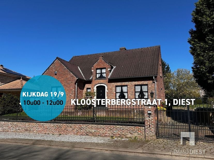 Huis te koop in Kloosterbergstraat 14,
                    3290 Diest