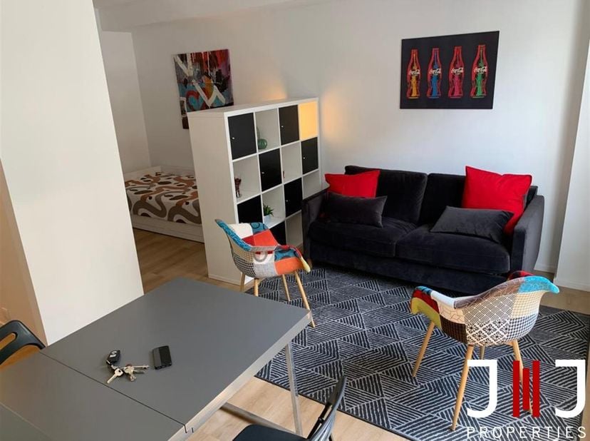 Gelegen in het hart van de Châtelain wijk, op 1 minuut lopen van de Avenue Louise, presenteert J&amp;amp;J deze lichte, volledig gemeubileerde studio van