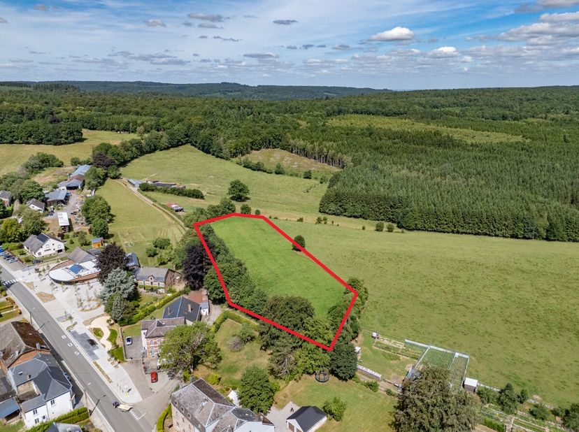 ERA B-LUX biedt u dit prachtige perceel van ongeveer 92 are, ideaal gelegen in Champlon, in een rustige en groene omgeving.Dit terrein biedt een zeldz