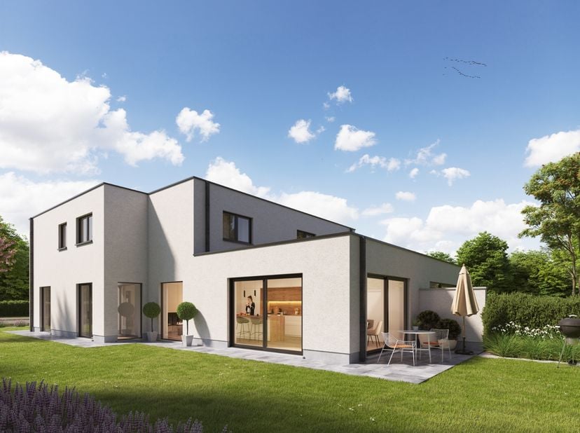 Villa Zeebries is een moderne en uiterst kwalitatieve nieuwbouwwoning net buiten het centrum van Lombardsijde (Middelkerke). Deze ruime halfopen bebou