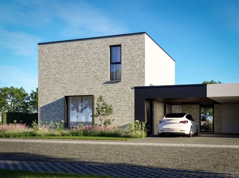1 zeer energiezuinige woning in Laakdal.<br />
In Laakdal biedt AVL een moderne half open woning aan die aan alle EPB waarden voldoet. Met een E-peil