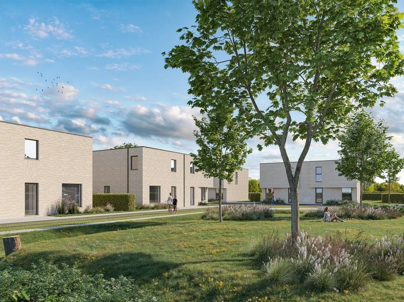 Stap binnen in jouw toekomstig huis, een oase van rust in een groene omgeving. Deze prachtige duurzame en energiezuinige A+ halfopen woning bestaat ui