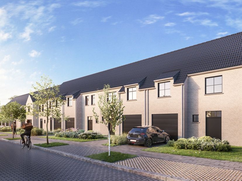 Op wandelafstand van de markt van Pittem transformeren we een voormalige tuinbouwsite tot een moderne, autoluwe woonbuurt met 21 energiezuinige woning
