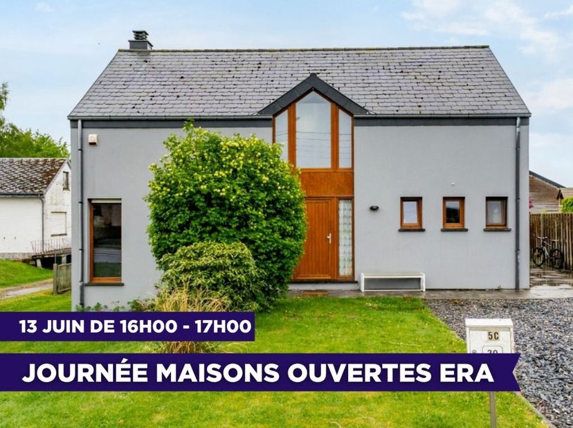 [[ CE BIEN PARTICIPE À LA JOURNÉE MAISONS OUVERTES ERA LE 13/6 DE 16:00 À 17:00 ]] ERA B-LUX vous propose cette maison construite en 2007, idéalement