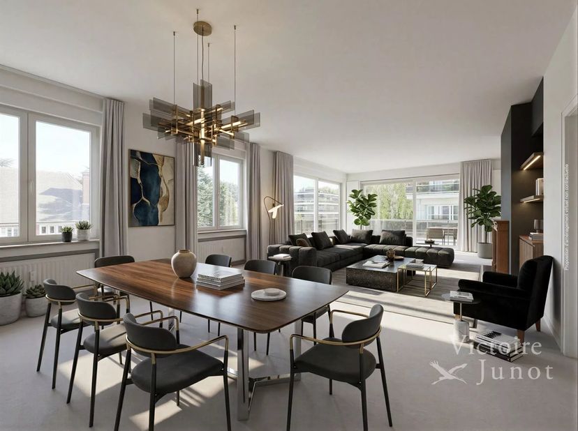 Gepresenteerd door Carla Rodriguez: 0494 07 97 54 / carla.rodriguez@victoire.be<br />
Victoire Junot stelt voor, een prachtig appartement gelegen in e