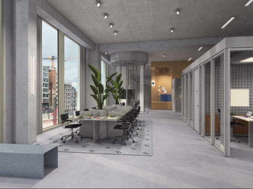 Je vestigt je onderneming in een complex voor coworking, gelegen in het kloppende hart van Antwerpen. Deze site aan de Franklijklei faciliteert flexib