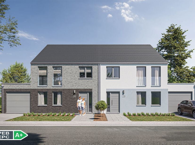 " VILLA 4 FAÇADES PEB A+ HAUTE PERFORMANCE ÉNERGÉTIQUE &amp;amp; QUALITÉ TRADITIONNELLE <br />
Découvrez ce projet de villa 4 façades à l’architecture soi