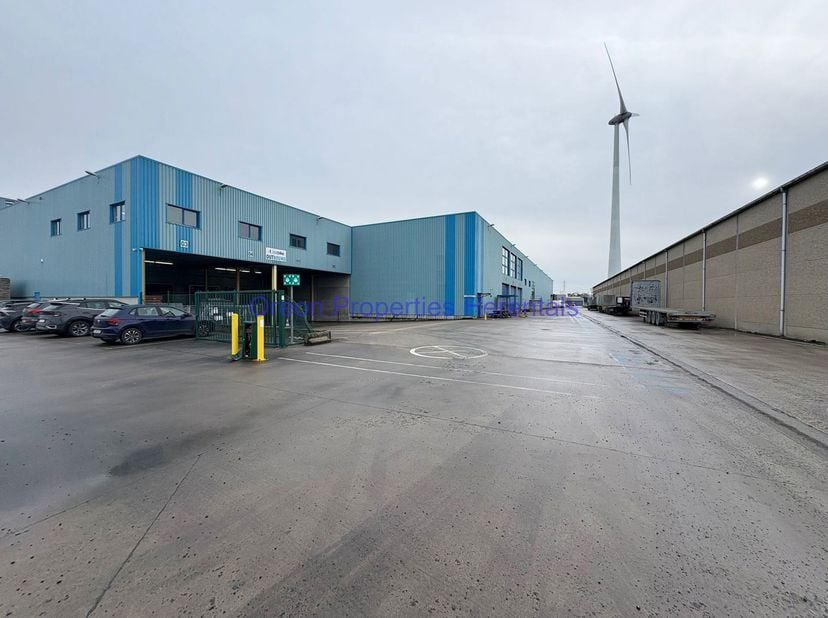 Hoog magazijnruimte van 2.500m² Uitstekend gelegen nabij de Gentseweg (N43) en vlakbij de E17 op- en afrit 5 Waregem.<br />
- 2 laadkades<br />
- ruim