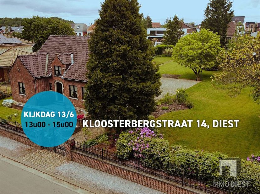 Deze woning doet mee aan Blauwe Zaterdag, de kijkdag van Immo Diest.<br />
Kom deze woning bekijken op zaterdag 13/06 tussen 13u-15u.<br />
Ben je gra