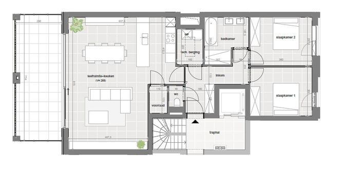 Appartement te koop in Luit.-Gen. Gérardstraat 18 bus A1.3, 8520 Kuurne