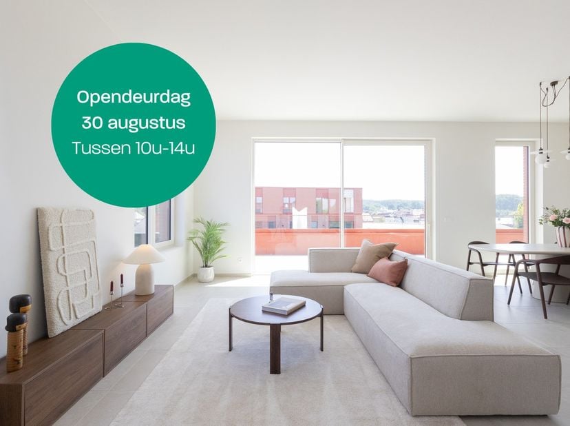 OPENDEURDAG 30 AUGUSTUS&amp;nbsp;<br />
Kom langs en ervaar van dichtbij hoe het is om in dit appartement te leven. Welkom tussen 10u en 14u. Plan je bezo