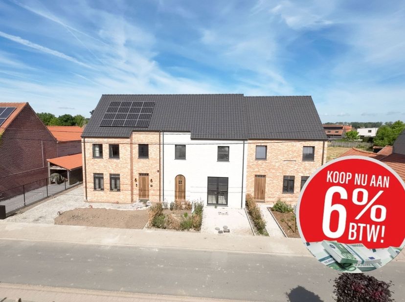 Deze nieuwbouwwoning in pastoriestijl heeft een residentiële ligging op een perceeloppervlakte van 899 m² te Bovekerke. <br />
<br />
Tijdens de ontwe