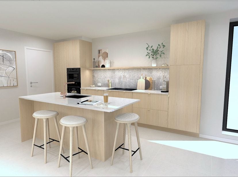 Dit 3 slaapkamer appartement is gelegen in de prachtige Residentie Thérèse in Oostham.<br />
Deze residentie omvat 11 appartementen.<br />
<br />
Bij