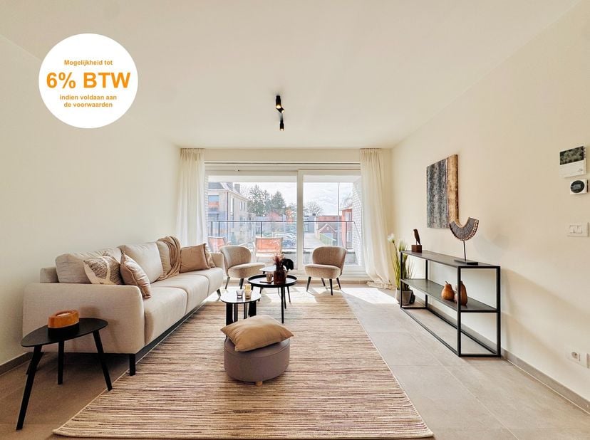 !! OPENDEURDAG: WOENSDAG 19/8 VAN 16H - 17H30 !!<br />
Dit energiezuinige, moderne nieuwbouwproject omvat 14 lichtrijke &amp;amp; ruime doorloopappartemen