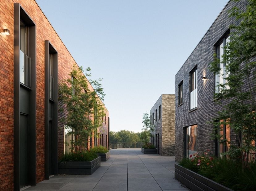 Ontdek ons moderne nieuwbouwproject in Heule, waar 9 eigentijdse woningen in een rustige en groene omgeving worden gerealiseerd.<br />
Gelegen op slec